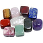 Healing Stone Set, 10pcs Natural Gemstones for Meditation Reiki, Lucky Pocket Crystals for Yoga Balancing, Stress Relief Kit