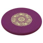 Round Meditation Cushion Mat Set with Washable Premium Cotton Linen Cover, Larger Thick Yoga Mat Bolster Floor Pillows Seating for Adults Upgraded Meditation Accesso purple-70 * 4cm - color: Purple