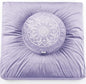 Hihealer Meditation Cushion, Traditional Tibetan Meditation Pillow Velvet Cover - Large Floor Cushion Seating for Adults - Yoga Buckwheat Bolster for Women、Moms - color: Romantic Purple(set)