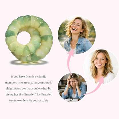 72ore Bodhi Bracelet Fidget Bracelet for Women Natural Bodhi Seed Bracelets Stretch Protection Healing Jewelry Anxiety Relief Items - color: A2:bodhi bracelet