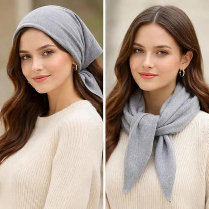 Ayliss Shawl Wraps for Women Shawl Sweater Pashmina Wraps Cashmere Cardigans Cape Wool Triangle Scarf for Weddings Gifts - color: Grey