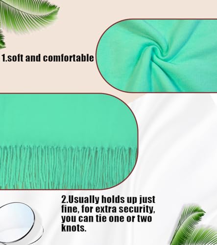 Winter Soft Long Scarf, Pashmina Shawls and Wraps, Warm Large Scarves for Men Women Evening Dress Wedding - color: Sky Blue