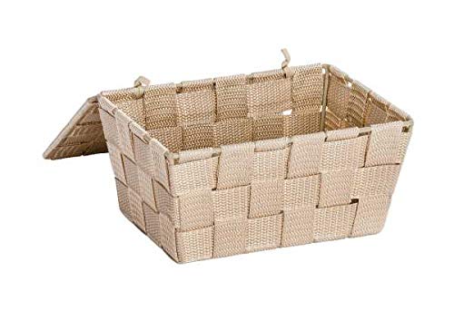 Wenko Adria 22198100 Storage Basket Plastic 19 x 10 x 14cm beige - color: Beige