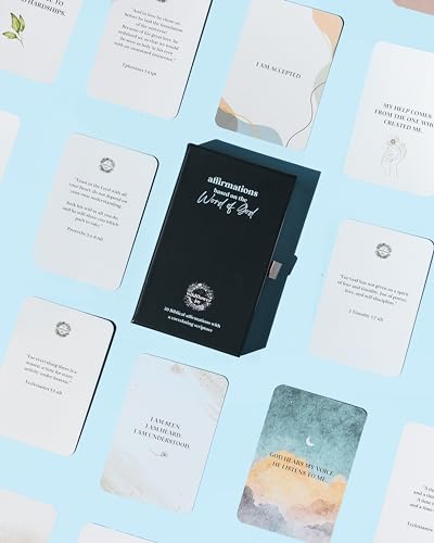 Christian Affirmation Cards for Women, 52 Affirmation Cards Based on the Word of God