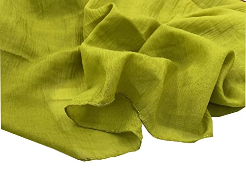 Women's Cotton Scarves Lady Light Soft Fashion Solid Scarf Wrap Shawl - color: Armygreen