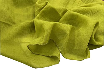 Women's Cotton Scarves Lady Light Soft Fashion Solid Scarf Wrap Shawl - color: Armygreen