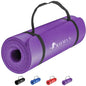 ROMIX Yoga Mat Thick 2/5 Inch (10mm), 72"L x 24"W Non-Slip Workout Mat, Large Yoga Mats for Women Men With Carry Bag and Strap, Exercise Mats for Home Workout Meditation Training Equipment