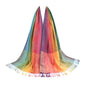 Rave Pashmina Scarf, Fashion Colorful Shawls and Wraps Soft Festival Scarves - color: A-camel