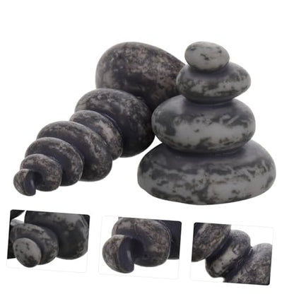 20pcs Japanese Garden Zen Home Decor Handmade Balancing Stone Statues for Fish Tank Rockery