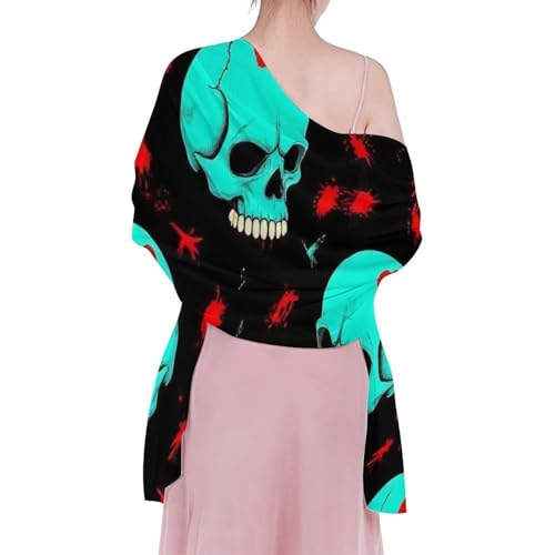 Women's Lightweight Long Scarf Thin Scarf Beach Headscarf Wimwear Bikini Wrap - color: Color632