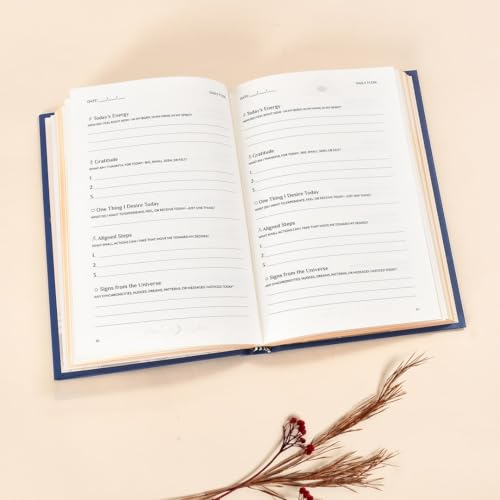 Timeless Magic: Manifestation Journal – Daily Guide & Exercises for Positive Habits, Self-Reflection, and Overcoming Mental Blocks | Manifesting Journal for Women & Men (Blue)