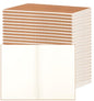 48 Pack A5 Blank Kraft Notebooks Bulk, Journaling Notebooks, Soft Cover Composition Notebook, 8.3x5.5 Inches 60 Pages Travel Journal Notebooks Set for Work, School, Writing - style: Brown-48-Blank