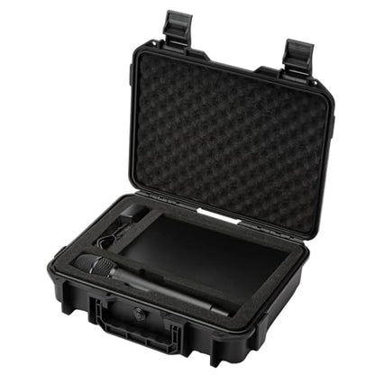 Microphone Carrying Storage Hard Case+ Custom Foam（Pre-cut Mic Slot & DIY Foam）| for Mic Audio Gear Mic Bag Microphone Hard Carrying Travel Case - color: 1mic case