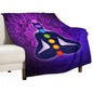 Seven Chakra Yoga Meditation Lotus Purple Mandala A Soft and Thick 280g Flannel Blanket with Excellent Insulation Effect 50"x60"