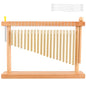 EASTROCK 20 Note Chime Table Wind Chime Bar Percussion Instrument Single Row Chime Hand Chimes Relaxing Meditation Healing Sound Desktop Decoration (Gold) - color: Gold