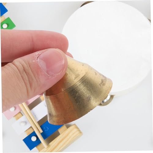2pcs Copper Meditation Bells Ethnic Design Percussion Instruments Lightweight Portable Unique Sound for Ceremonies Relaxation
