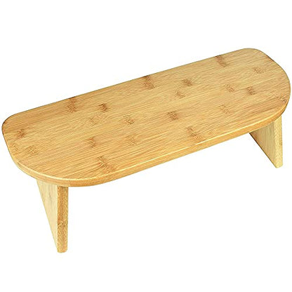 Folding Meditation Stool, Finished Bamboo, Sitting Low, Suitable for Kneeling Yoga, Prayer and Meditation, Instead of Meditation Mat