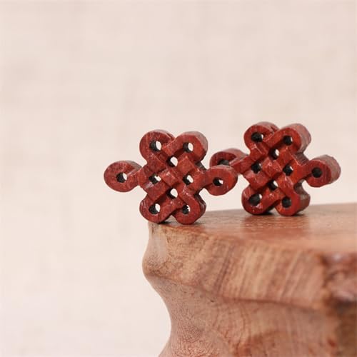 Antique Knot Wooden Statue Accents Zen Meditation Wood Sculpture Decor for Living Room Spa Or Yoga Studio Centerpiece Books Living Room Bedroom Ornament