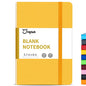 JOYEUX Blank Journal Notebook, A5, 160 Pages 100 Gsm Thick Sketch Books Hardcover Journal for Writing, 5.7 inches x 8 inches Notebooks for Work (Yellow) - color: Yellow