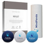 MindPanda Mindful Reflection Bundle - Luxury Guided Journal With Prompts accompanied by Mindfulness therapy Stress Balls
