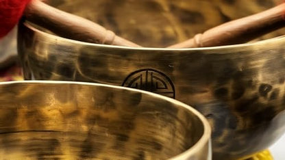 Chakra Healing Tibetan Singing Bowl - Set of 7 - Hand Hammered Tibetan Meditation Singing Bowl Nepal