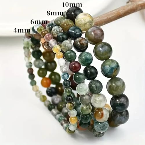 Carnelian Bracelet - Stone of Luck,Stretch Natural Stone Crystal Beads Jewelry Gifts for Women Men Unisex - color: Agate-Harmony and Peace and Being Healed, size: 6mm