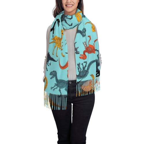 Supdreamc Cashmere Feel Scarf Soft Women Warm Cozy Scarves Multiple Colors - color: Picture (148)