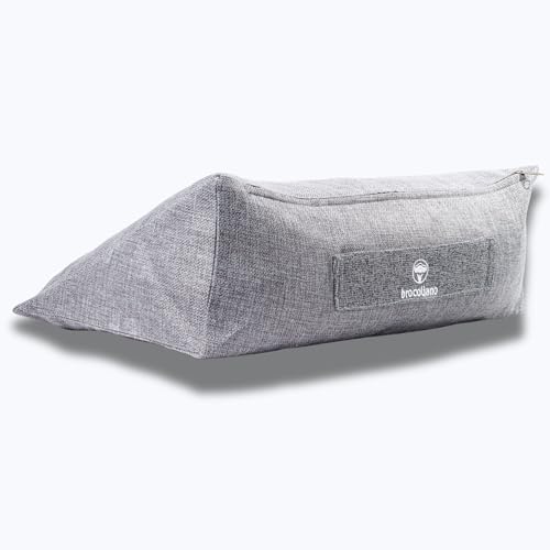 Meditation Cushion – Ergonomic Zafu Pillow for Yoga and Mindfulness – Washable Cover, Natural Buckwheat Fill, Premium Fabric (Cotton Blend/Polyester Variant) (Charcoal Grey, Medium)