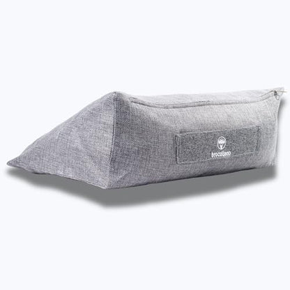 Meditation Cushion – Ergonomic Zafu Pillow for Yoga and Mindfulness – Washable Cover, Natural Buckwheat Fill, Premium Fabric (Cotton Blend/Polyester Variant) (Charcoal Grey, Medium)