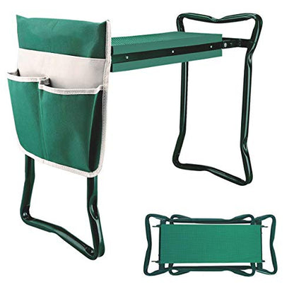 Garden Kneeler and Seat Stool Heavy Duty Garden Folding Bench with Large Tool Pocket and Soft EVA Kneeling Pad for Gardening Lovers - size: Style A