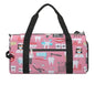 Teeth Dental Seamless Pattern Pink Large Capacity Portable Fitness Bag, Easy to Carry - color: Teeth Dental Seamless Pattern Pink