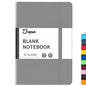 JOYEUX Blank Journal Notebook, A5, 160 Pages 100 Gsm Thick Sketch Books Hardcover Journal for Writing, 5.7 inches x 8 inches Notebooks for Work (Dark Grey) - color: Dark Grey