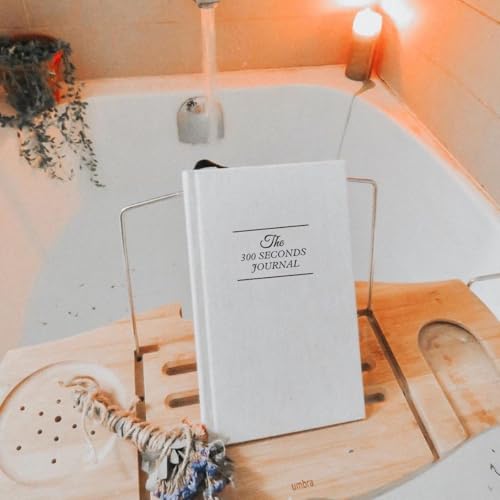 Gratitude Journal – 5 Minute Guided Daily Journal with Prompts for Mindfulness, Self Care & Positive Thinking, 300 Seconds Daily Reflection, Original Linen Cover Available All Year Round - color: Original Linen