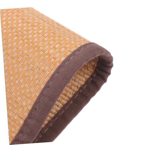 Woven Meditation Floor Cushion Thick Natural Seat Mat for Adults Decorative Sitting Pad for Living Yoga Bedroom Office Traditional Tatami Style