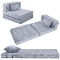 MeMoreCool Kids Floor Mattress Glow in The Dark, Convertible Sofa Couch, Folding Futon Chair Bed for Kids Playroom (Glowing Dinosaur) - color: Dinosaur