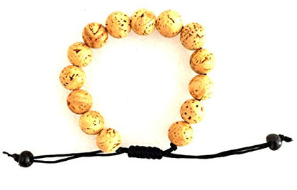 OMA Rudraksha Bracelet Spiritual Healing Stretch Bracelet to Regulate Blood Pressure and Body Fat BRAND - style: Bodhi Seed