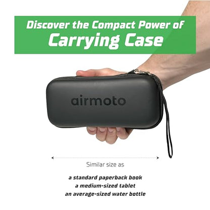 Airmoto Carrying Case - Durable Storage Box Compatible with Most Handheld Tire Inflators - Hard Case for Tire Inflator Portable Air Compressor - Mesh Pocket for Air Pump Connectors - Container Only