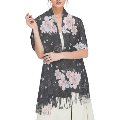 Autumn Winter Pashmina Shawls Wraps Scarf for Woman Girl - color: Picture (619)