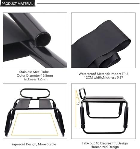 Easy Assemble Couple Chair Adult Toy Multifunctional Bounce Elastic Stool for Women Bathroom Bedroom Available 6067