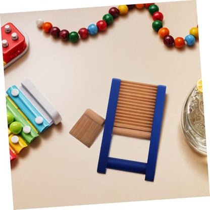 Wooden Scraper Board Musical Instrument for Portable Tapping Board for Dance and Interactive Music Activities Enhances Sensory Development and Creativity