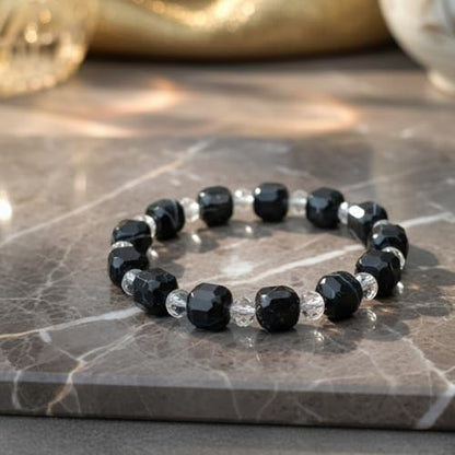 The Alchemist's Arcanum Adjustable Beaded Wrist Accessory for Men and Women, Stretch Fit Stone Bead Jewelry for Daily Wear and Gifting - color: Sulemani Hakik