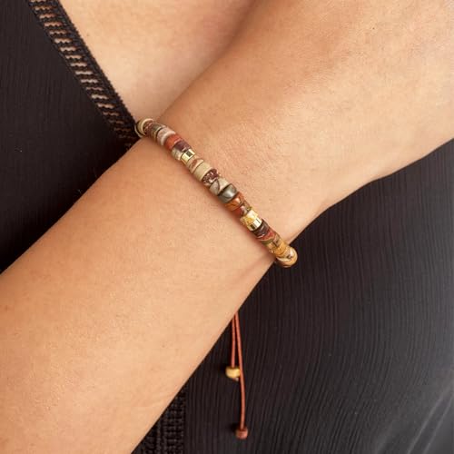 yupoxiu Inspirational Gifts Healing Natural Stone Bracelets - Thinking of You, Get Well Soon Encouragement Gifts Strength Bracelets for Women Friends Sister, Christmas Stocking Stuffers Thanksgiving Basket
