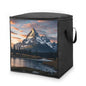 Mount at Sunset Organizer Storage Bags Soft Storage Bags with Zipper Thick Breathable Comforter Organizer with Carrying Handles Large Bag for Sheets Blankets Bedding Pillows Clothes