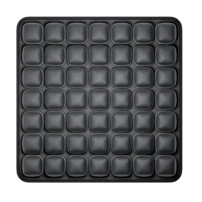 Inflatable Travel Seat Cushion for Airplane, Press-to-Inflate Air Cell Cushion, Portable & Foldable for Long Sitting, Car, Office, Wheelchair (49-Cell Air Cushion)