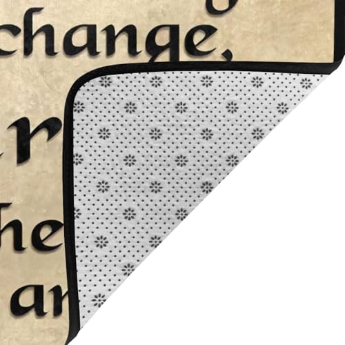 Serenity Prayer On Beach Soft Flannel Playroom Rug with Anime Design - Yoga Mat Carpet, Machine Washable Floor Decor - size: 36"x24"