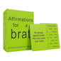 Sassy Affirmation Cards for Confidence & Self Esteem – 50 Funny Positive Affirmation Cards for Women & Teens, Daily Motivation, Stress Relief, Self Care Gift for Friends, Sister, Coworker