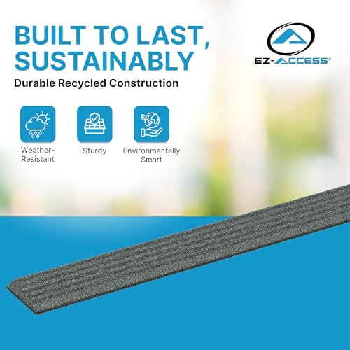 EZ-ACCESS Transitions Angled Entry MAT, Grey, .5-in