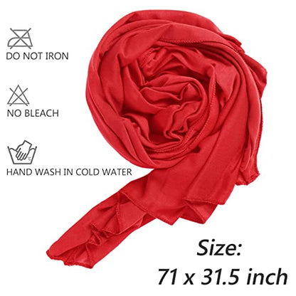 XTREND 1 Piece Stretch Head Wraps for Women Jersey Turban African Fashion Headband Knit Headwrap Solid Color Breathable Ultra Soft Headwrap Shawl for Women (Wine Red) - color: Z1 Wine Red