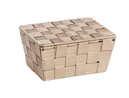 Wenko Adria 22198100 Storage Basket Plastic 19 x 10 x 14cm beige - color: Beige