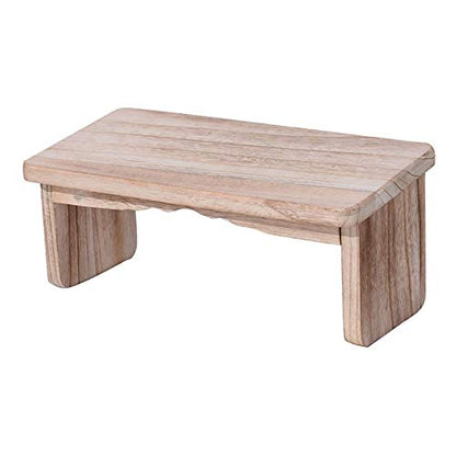 Solid Wood Folding Meditation Bench, Meditation Bench with One Kneeling Seat on The Floor for Deep Meditation, Folding Yoga Stool
